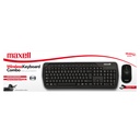 Maxell WKB-200 Combo Teclado con pad numérico y mouse inalámbrico  