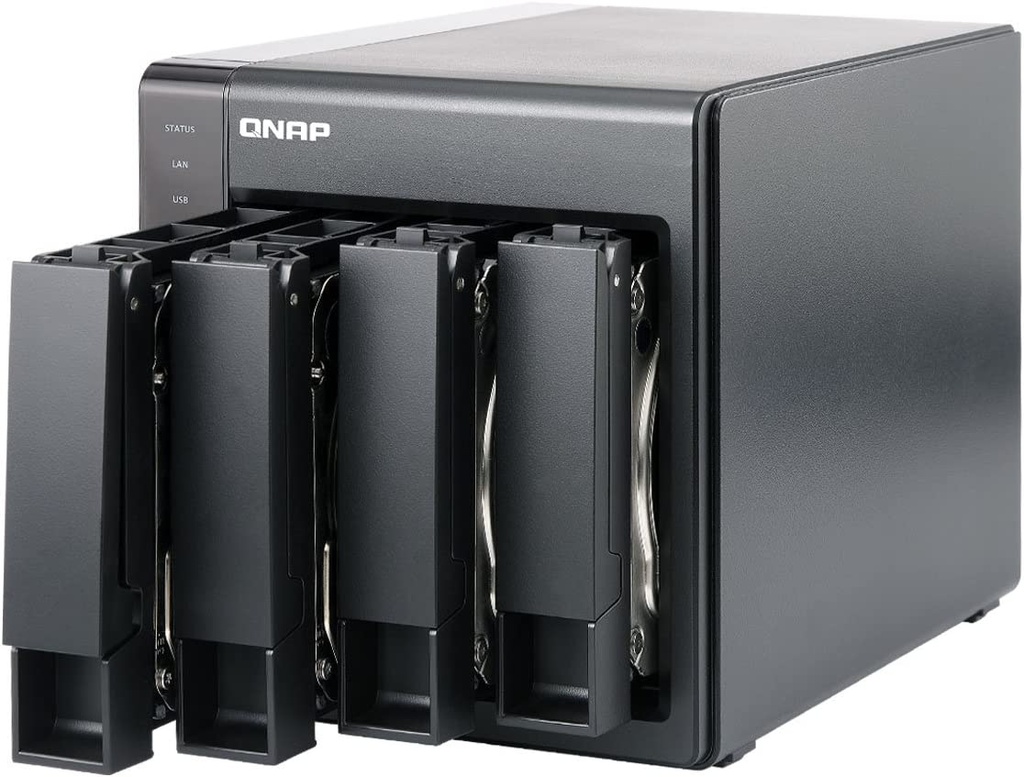 QNAP TS-451+ (8GB RAM version) 4-Bay Next Gen Personal Cloud NAS, Intel 2.0GHz Quad-Core CPU with Media Transcoding
