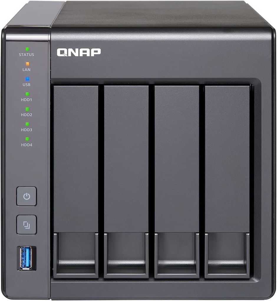QNAP TS-451+ (8GB RAM version) 4-Bay Next Gen Personal Cloud NAS, Intel 2.0GHz Quad-Core CPU with Media Transcoding