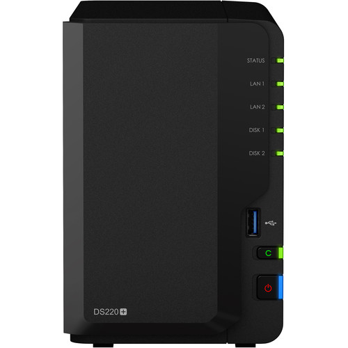 Synology DS220+ 2- Bahías NAS DiskStation (Sin discos)