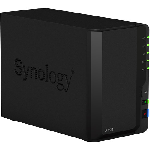 Synology DS220+ 2- Bahías NAS DiskStation (Sin discos)