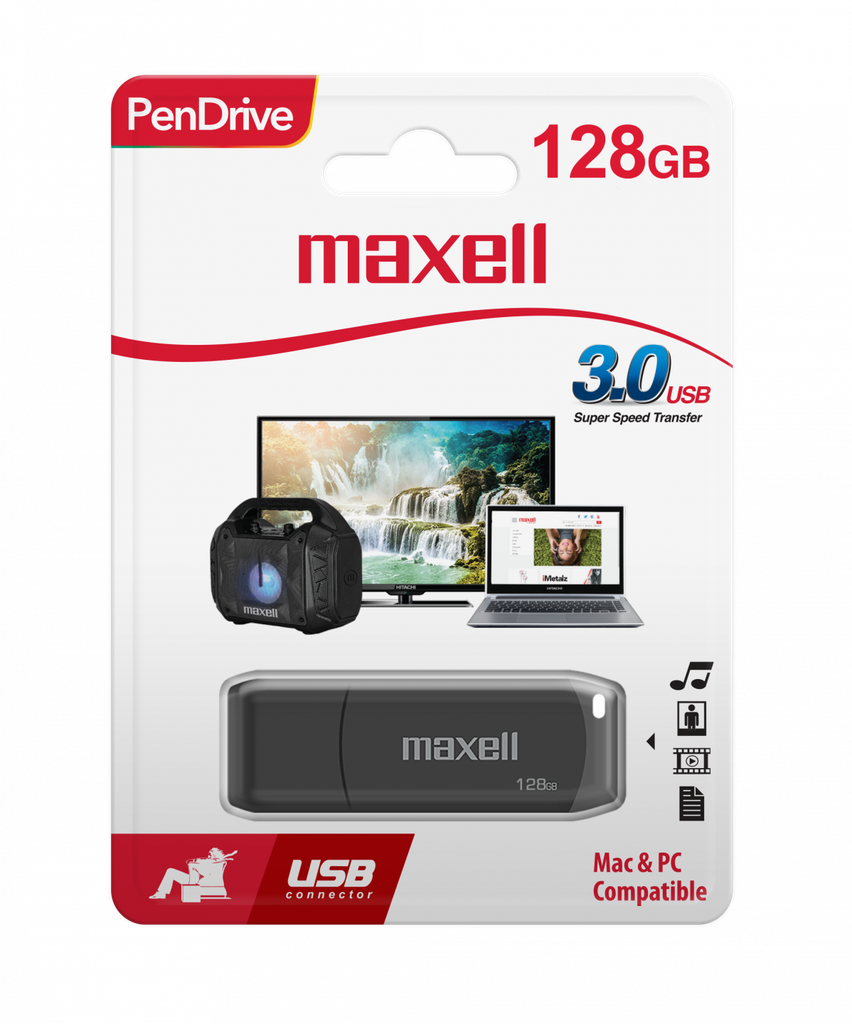 Maxell Pen drive de 128 GB USB