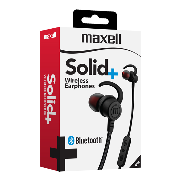 Maxell EB-BT100 BT Solid Earphone Negro Tokyo