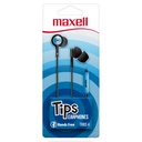 Maxell IN-TIPS In Ear Stereo Buds con Micrófono Azul (12 Unidades)