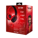 Maxell HP-B52 Full Size Headphone con Micrófono Gris/Rojo