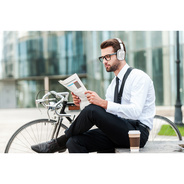 Maxell EB-BT300 BT Mid Size Headphone Blanco Nieve