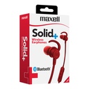 Maxell EB-BT100 BT Solid Earphone Rojo Fuji