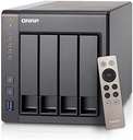 QNAP TS-451+ (8GB RAM version) NAS de nube personal de próxima generación de 4 bahías, Intel 2.0GHz Quad-Core CPU con transcodificación de medios