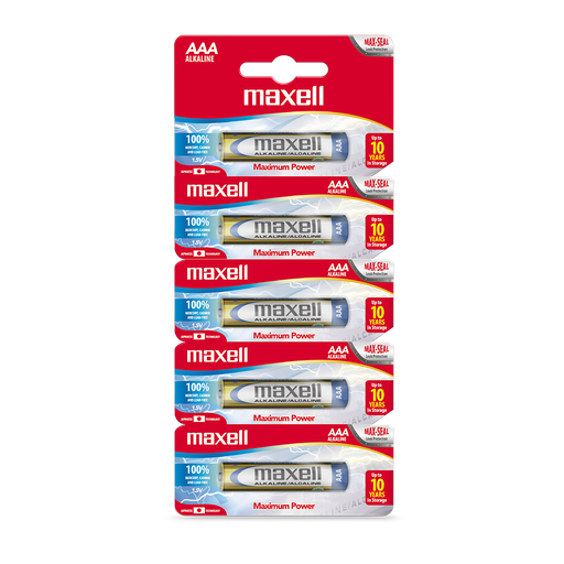 [8008506800029] Maxell LR03 5PK Batería Alcalina AAA 1,5VOLTS Precio x Unidad