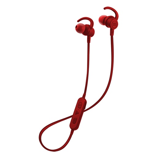 [347780] Maxell EB-BT100 BT Solid Earphone Rojo Fuji (6 unidades)