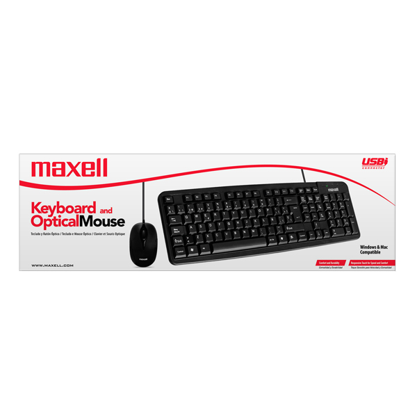 Maxell WRKBC-10 Combo Teclado y Mouse Cableados