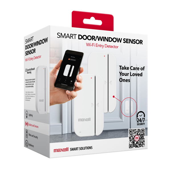 Maxell MSS-DWS1 2-Pack Sensor Inteligente para Puerta/Ventana