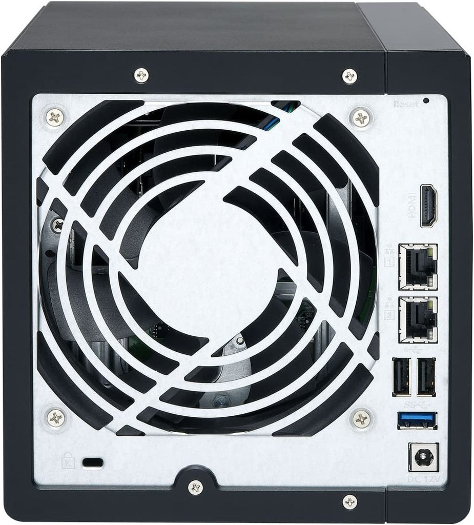 QNAP TS-451+ (8GB RAM version) 4-Bay Next Gen Personal Cloud NAS, Intel 2.0GHz Quad-Core CPU with Media Transcoding