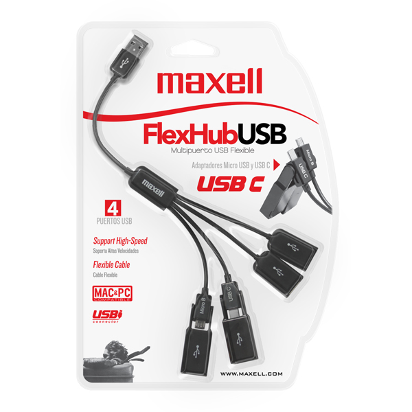 Maxell USB-FLEX Hub USB Flexible