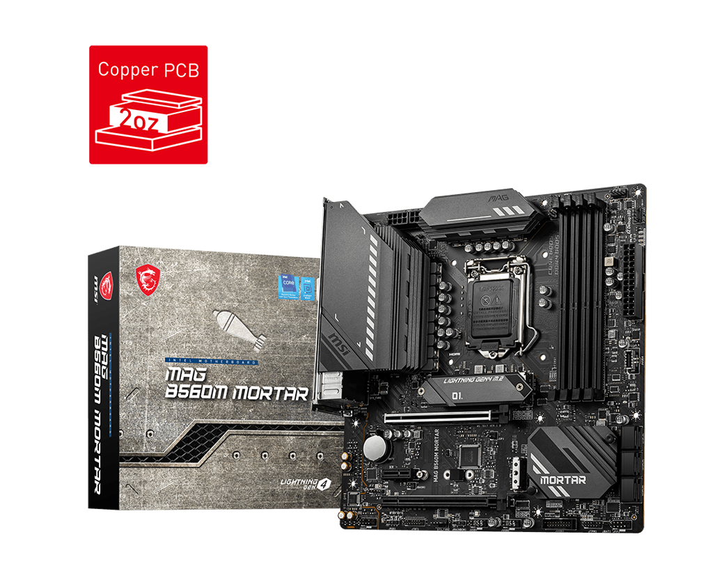 PLACA BASE MAG B560M MORTAR MATX LGA1200