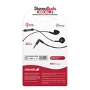 Maxell EB-MIC Earbuds con Micrófono Azul Marino (12 Unidades)