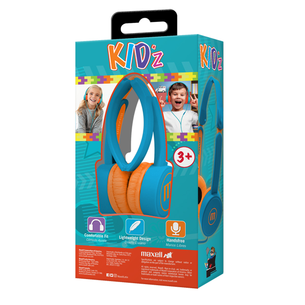Maxell KZ-13 KIDz Small Size Audífonos Plegables Morado
