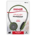 Maxell HP-200 Headband HP con Micrófono Verde Olivo (6 Unidades)