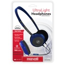 Maxell HP-200 Headband HP con Micrófono Azul (6 Unidades)