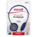 Maxell HP-200 Headband HP con Micrófono Azul (6 Unidades)