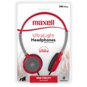 Maxell HP-200 Headband HP con Micrófono Rojo (6 Unidades)