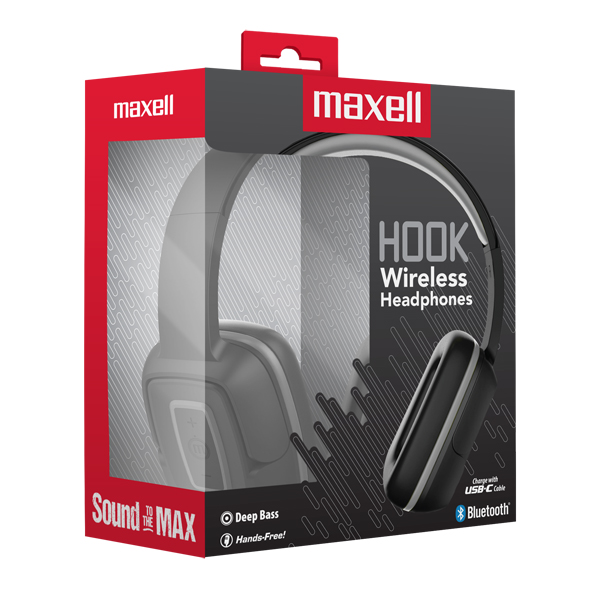 Maxell EB-BT300 BT Mid Size Headphone Gris Sombra