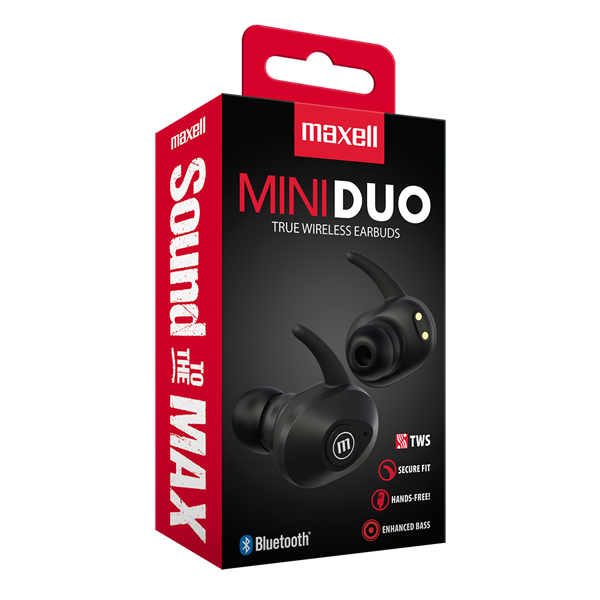 Maxell EB-BTMINI BT MINI Duo TWS Earbuds Negro