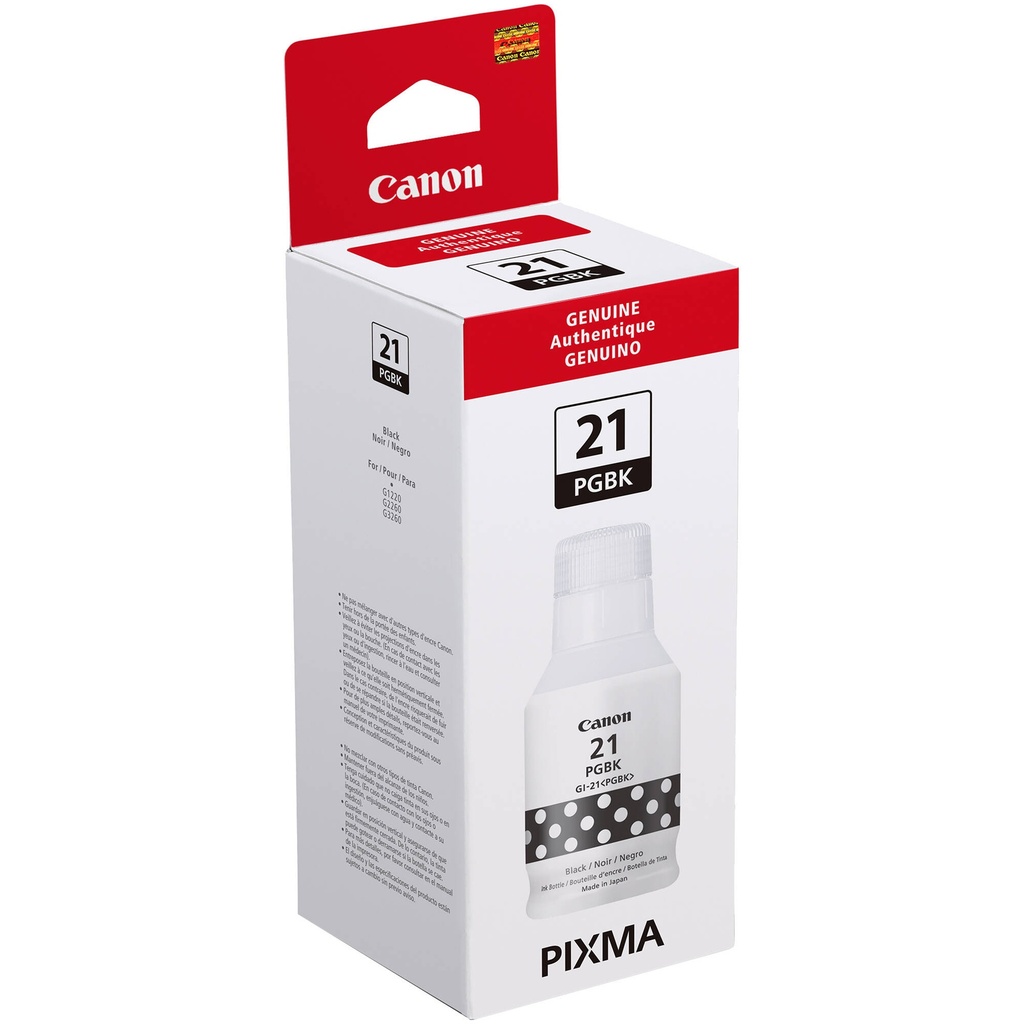 Canon GI-21 compatible Ink Bottle Black for PIXMA™ G3260