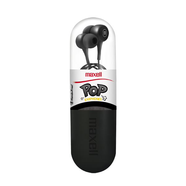 Maxell IN-POP IN EAR Audífonos Estéreo con Micrófono 20 Negros/20 Blancos/10 Azules/10 Rojos