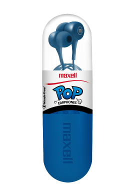 Maxell IN-POP IN EAR Audífonos Estéreo con Micrófono 20 Negros/20 Blancos/10 Azules/10 Rojos