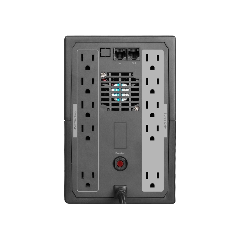 BACKUPS 1500VA PARA PC ESCRITORIO: 
LINE INTERACTIVE UPS 1500VA/900W, 10 SALIDAS, 2 USB SMART CHARGER, LCD INTERFACE, SOFTWARE INCLUDED