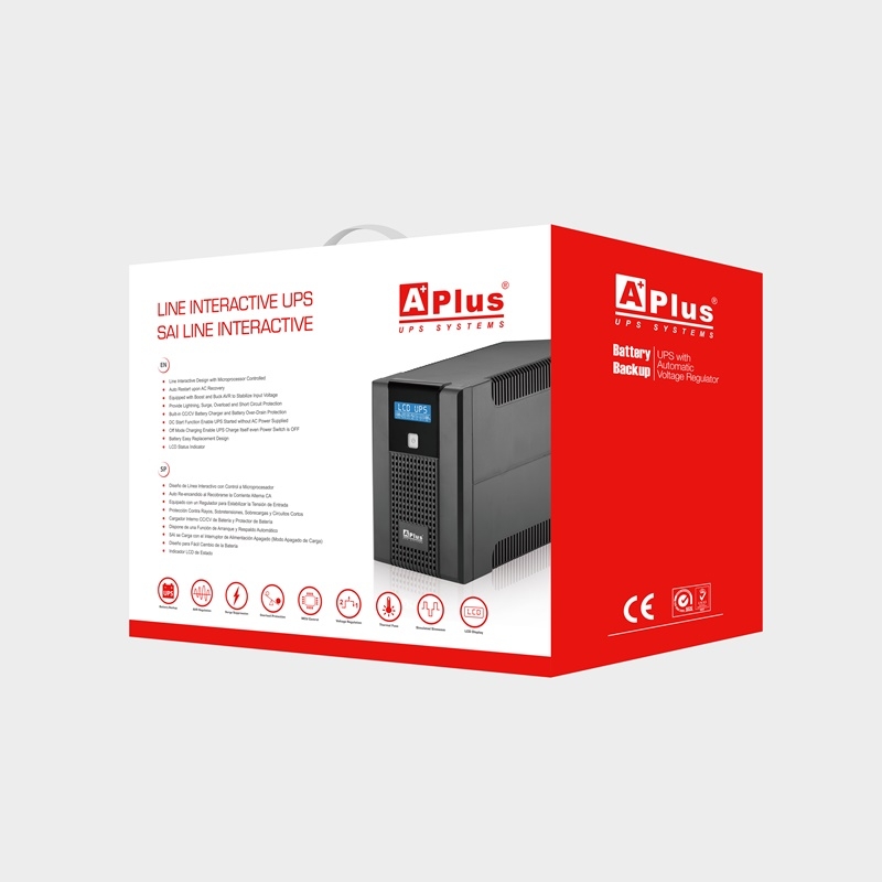 BACKUPS 1500VA PARA PC ESCRITORIO: 
LINE INTERACTIVE UPS 1500VA/900W, 10 SALIDAS, 2 USB SMART CHARGER, LCD INTERFACE, SOFTWARE INCLUDED