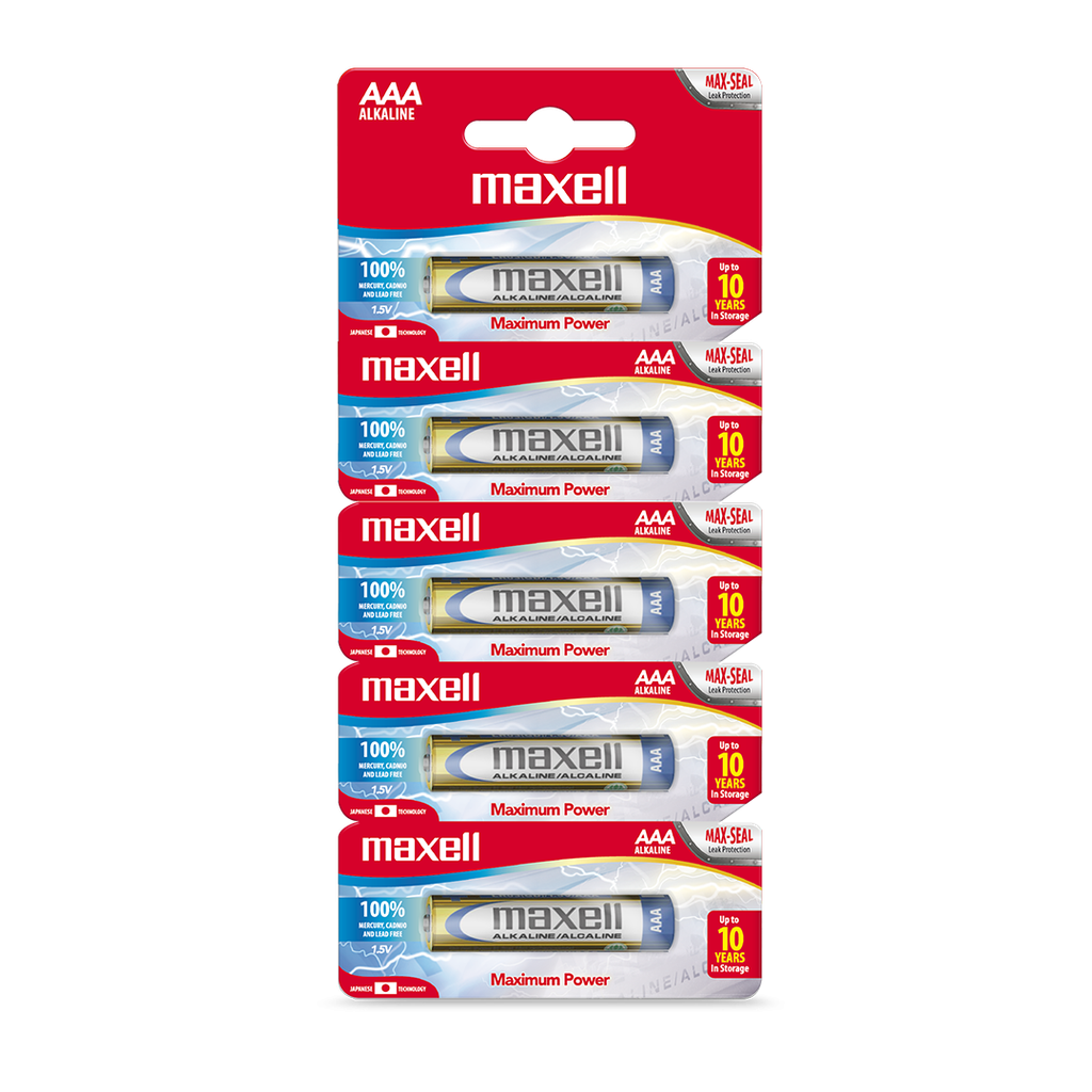 Maxell LR03 5PK Batería Alcalina AAA 1,5VOLTS Precio x Unidad