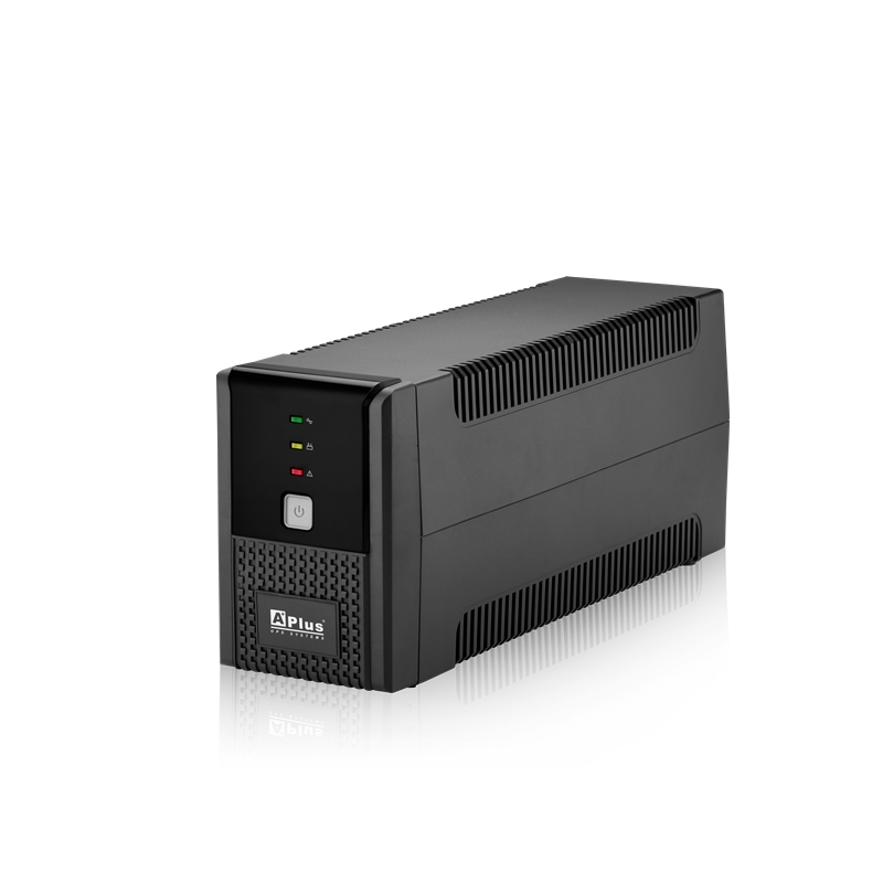 APlus PLUS 5E-800N UPS Backup 800VA para PC escritorio, Line Interactive UPS 800VA/480W, 8 Salidas