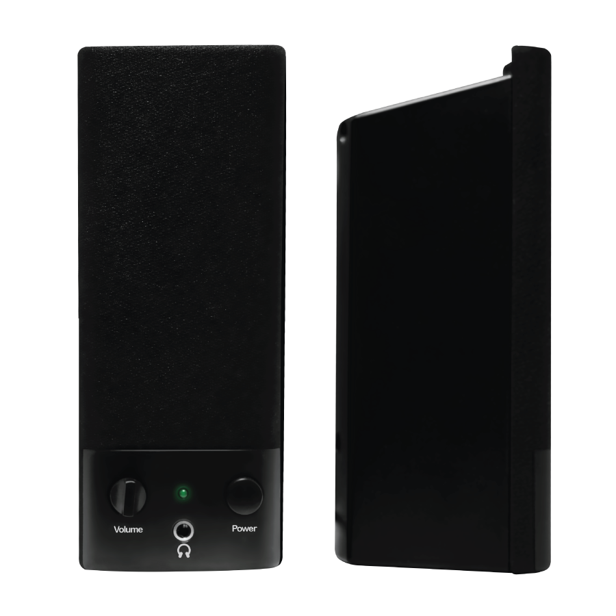 Altavoces Estéreo USB Negros