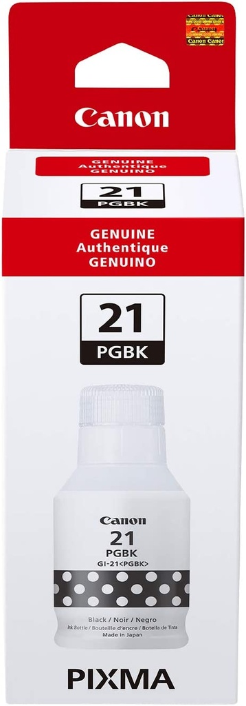 Canon GI-21 Compatible Ink Bottle Black for PIXMA™ G3260