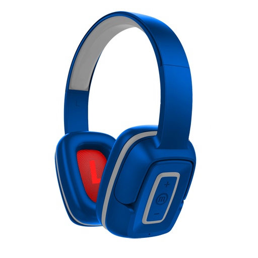 [348385] Maxell EB-BT300 BT Mid Size Headphone Azul/Gris (4 unidades)